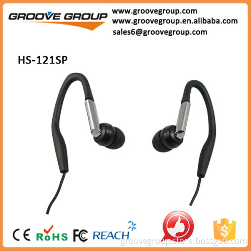 Super high quality sport earphones in bulk with removable earhook design sporty